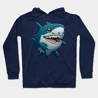 Kawaii Shark Monster Hoodie